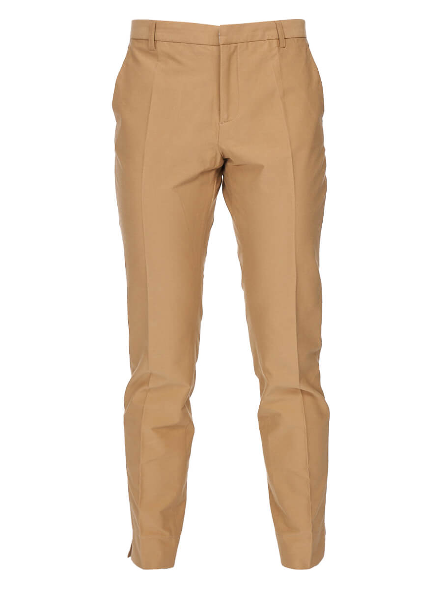 Women Joseph Beige Cotton Tailored Trousers - Size S UK8 US4