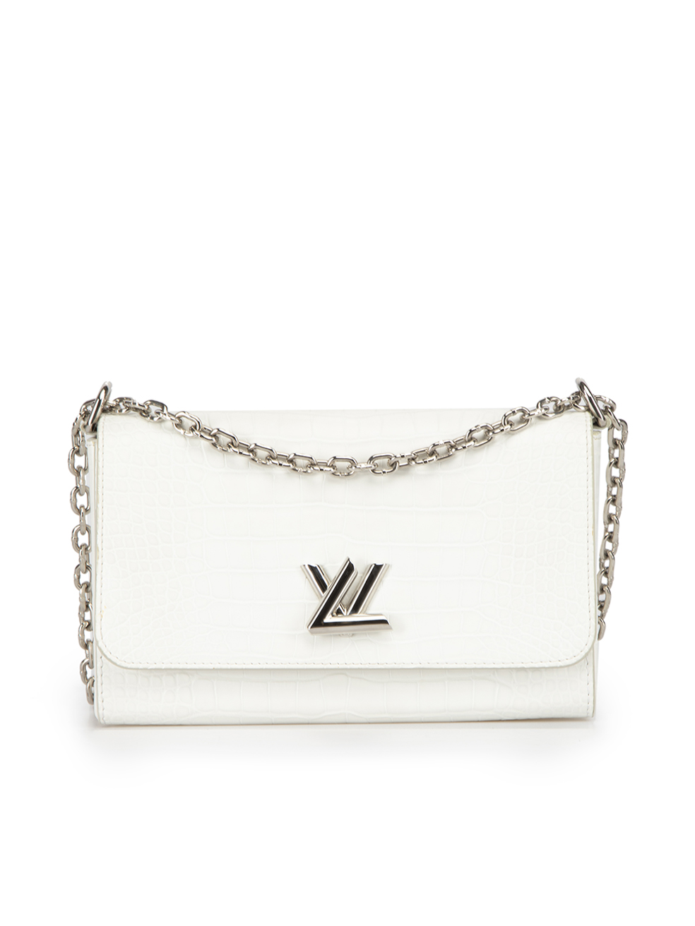 Louis Vuitton Pink EPI Twist Bag mm Silver Hardware