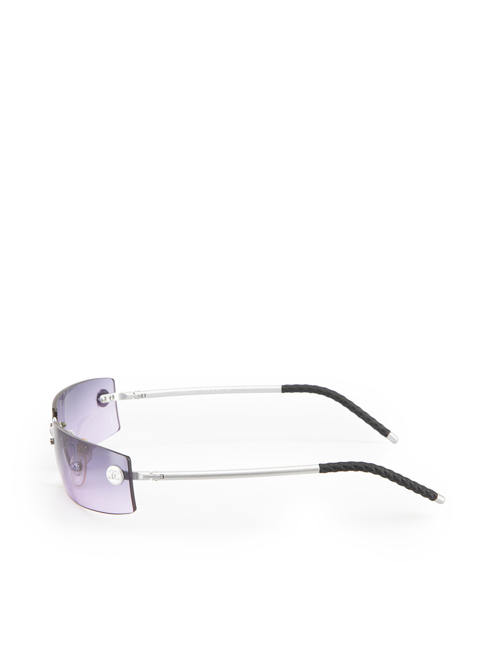 Vintage Purple Rectangle Lens Sunglasses