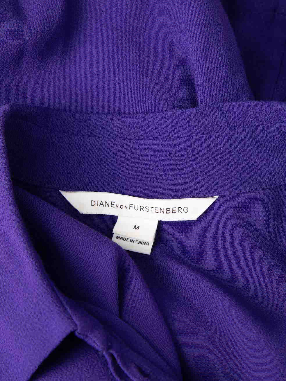 Diane Von Furstenberg Purple Block New Hatsu Layered Dress