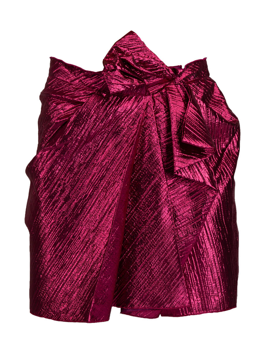 Women Lanvin Pink Polyester Mini Skirt - Size XS UK6 US0 FR34