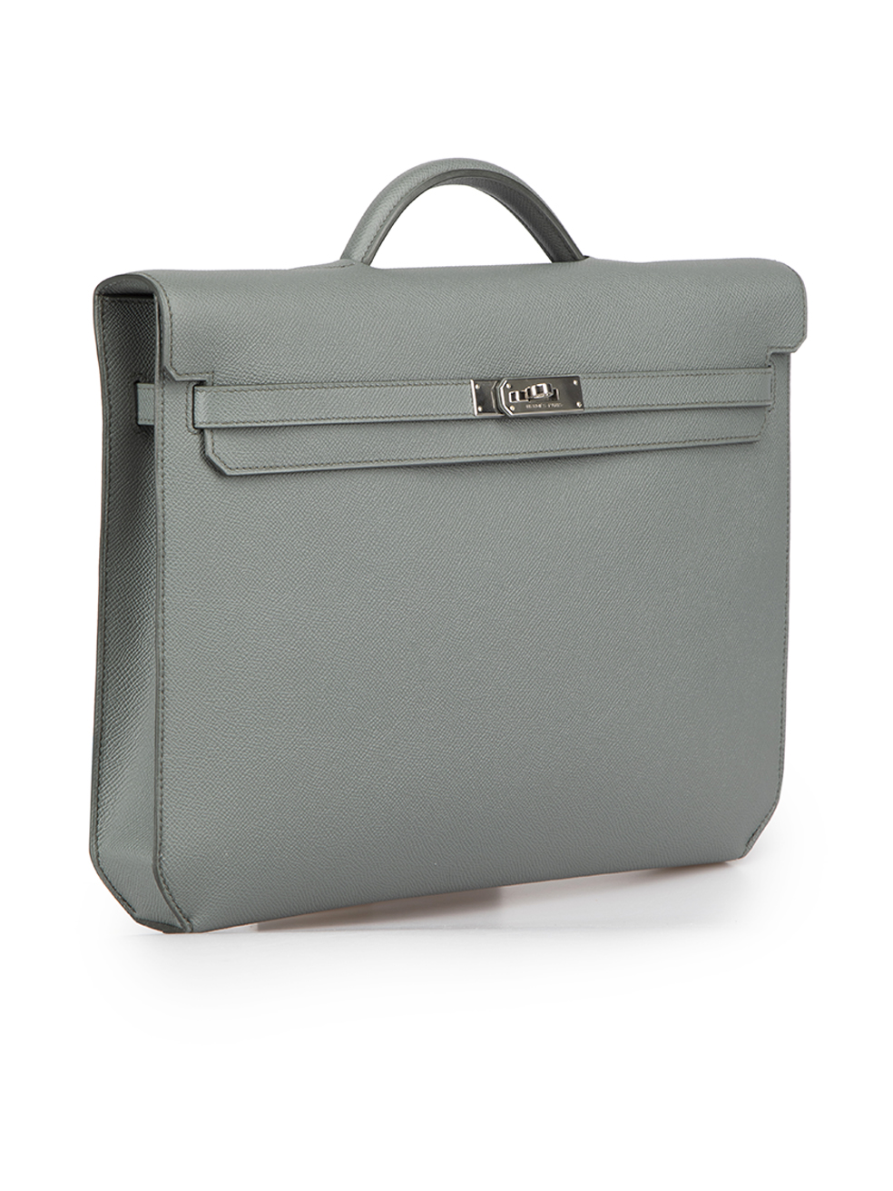 Used Hermès 2020 Vert Amande Epsom Leather Kelly Depeches 36 Briefcase
