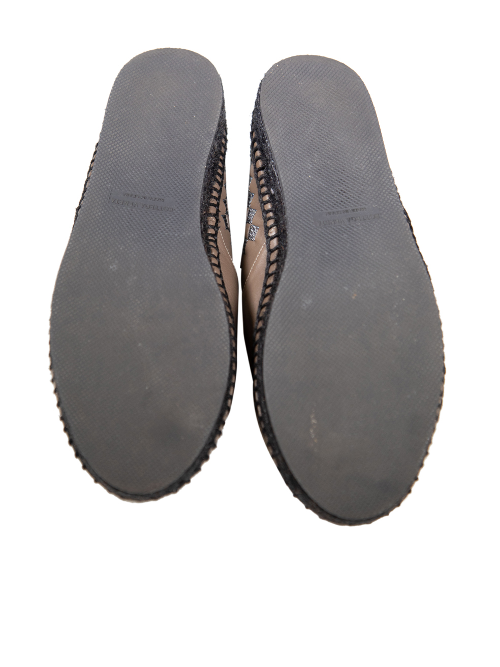 Bottega Veneta Brown Leather Intrecciato Espadrilles | CSD