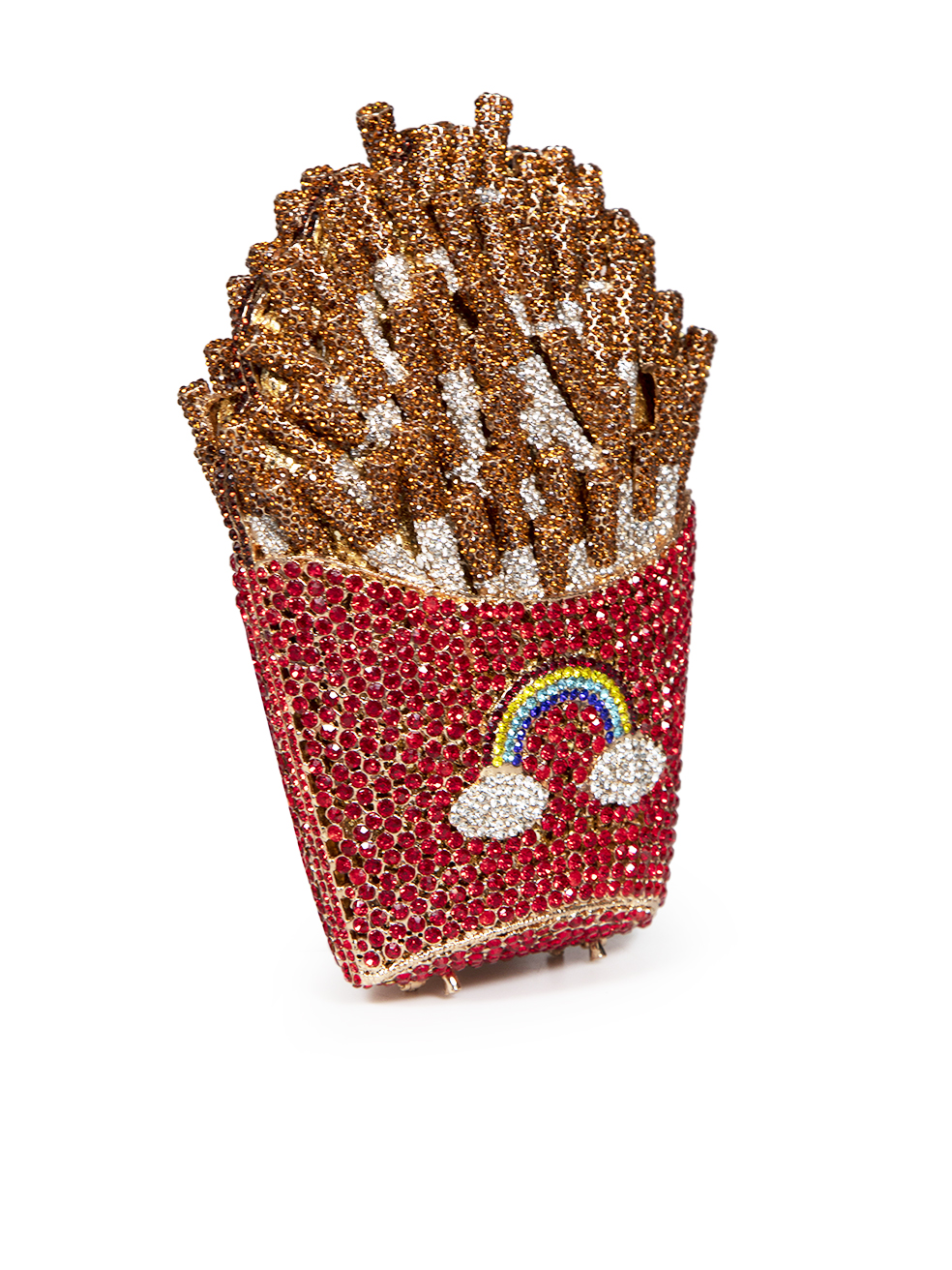 44 Once Upon A Time Embellished Cigarette Fries Clutch CSD