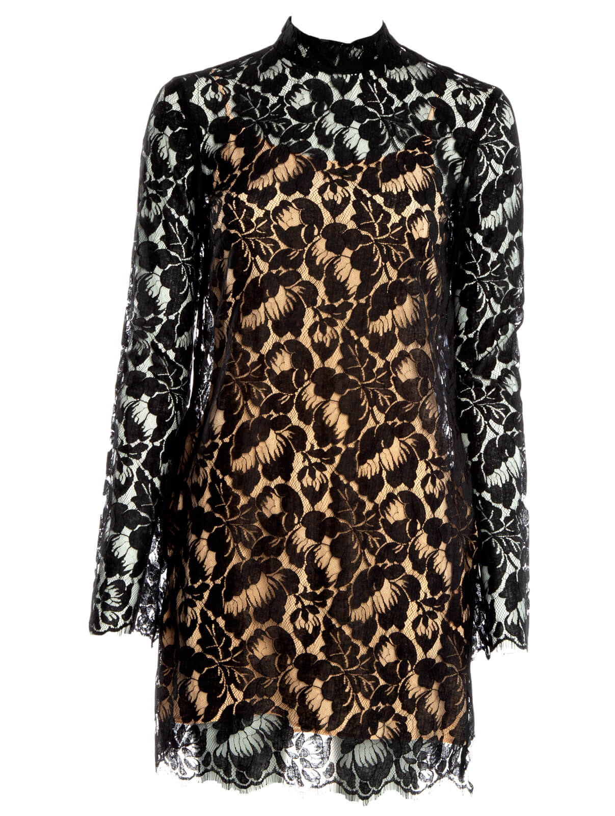 Stella Mccartney Women's Lace Dress, Size 6 UK, Black Cotton