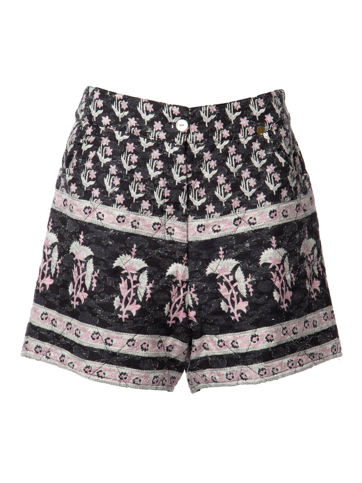 Antik Batik Women's Patterned Short, Size 10 UK, Multicolour Cotton