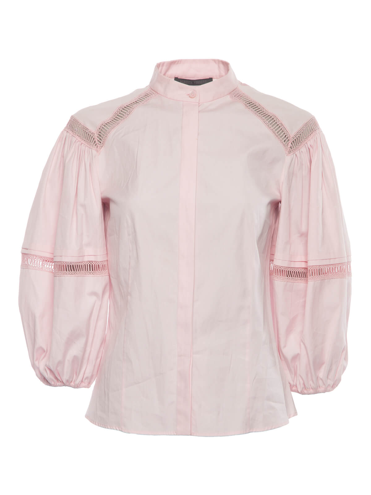 Alberta Ferretti Women's Embroidered Sweater, Size 6 UK, Light Pink Cotton