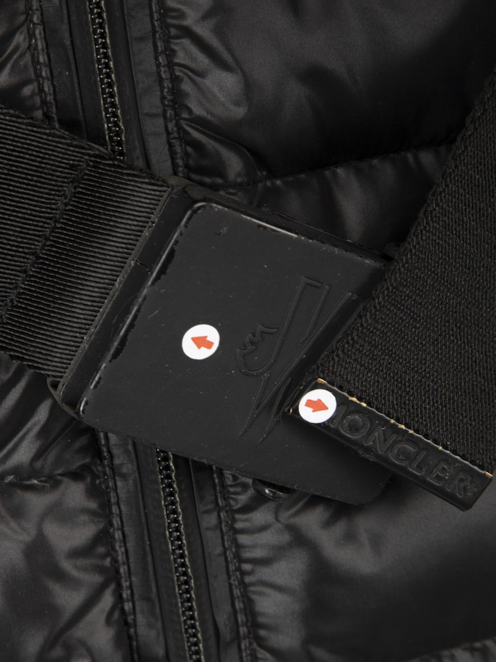 Used Moncler Black Vonne Hood Long Puffer Coat CSD