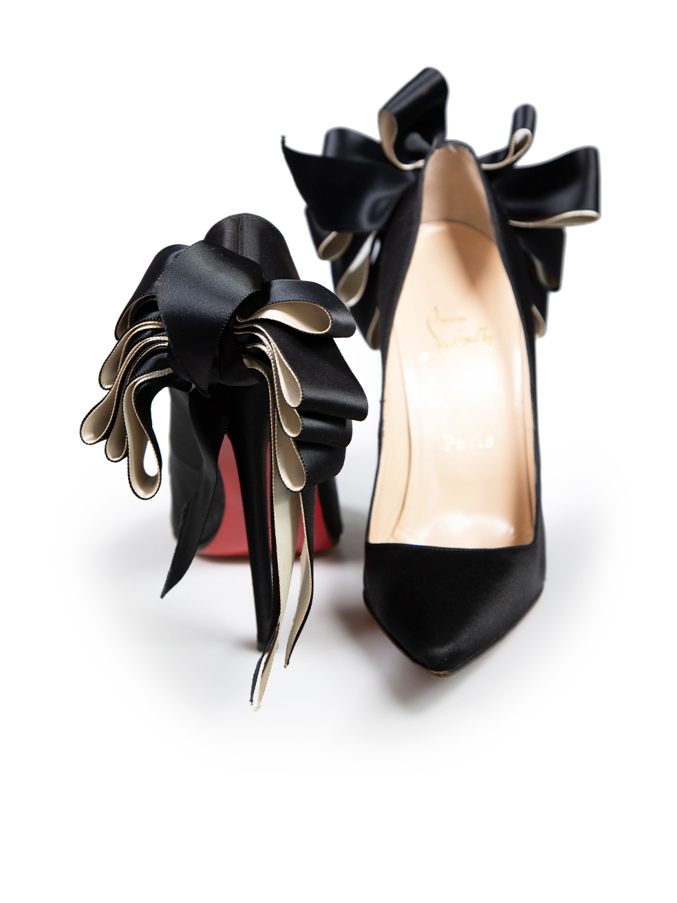 Sale christian louboutin heels with bow Factory Sale