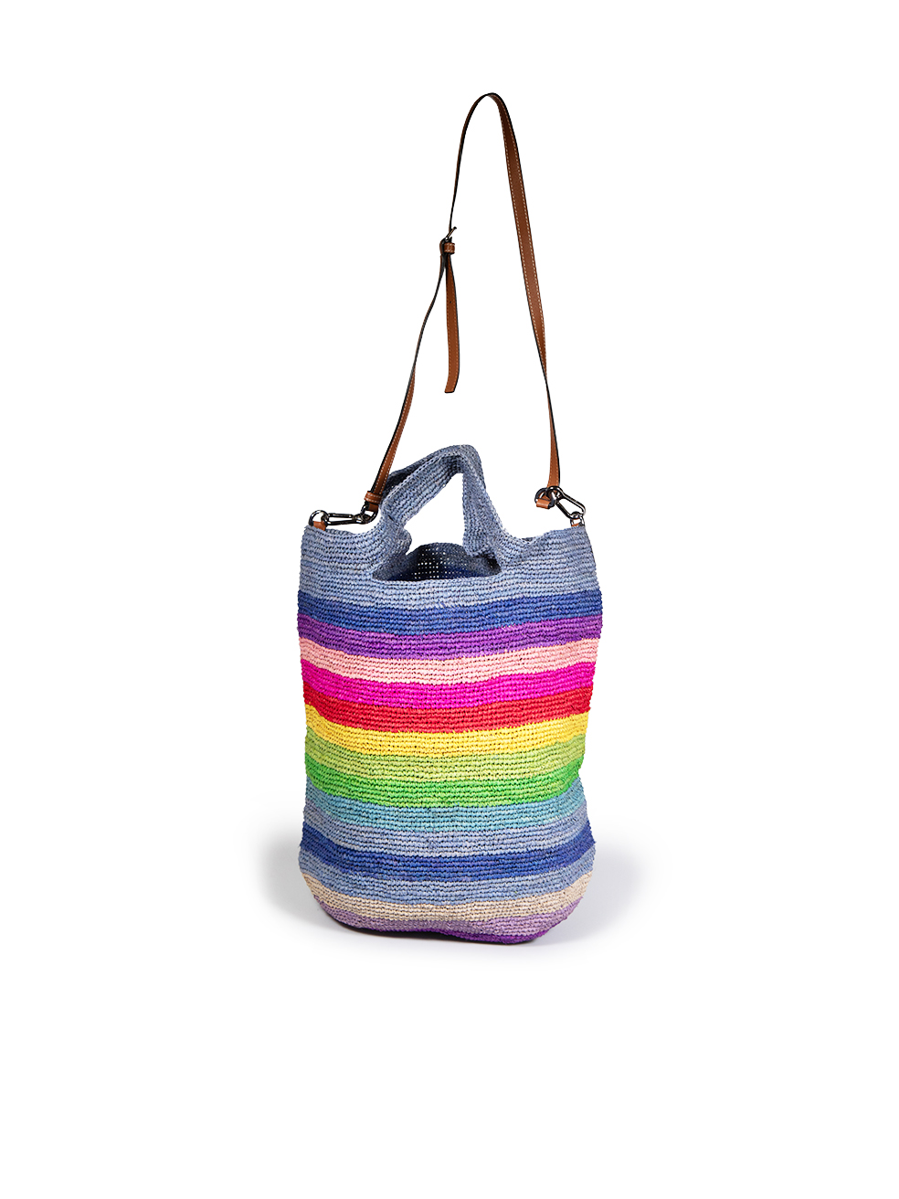 【美品】ロエベ ショルダーバッグ PAULA レインボー アナグラム ラフィア 美品】ロエベ ショルダーバッグ PAULA レインボー アナグラム ラフィア