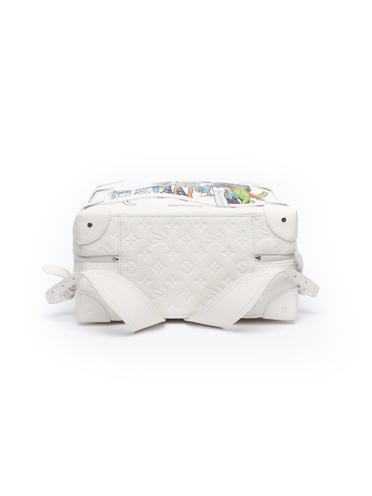 Louis Vuitton LV Friends Soft Trunk White Backpack, Cheap Babylino Jordan  outlet