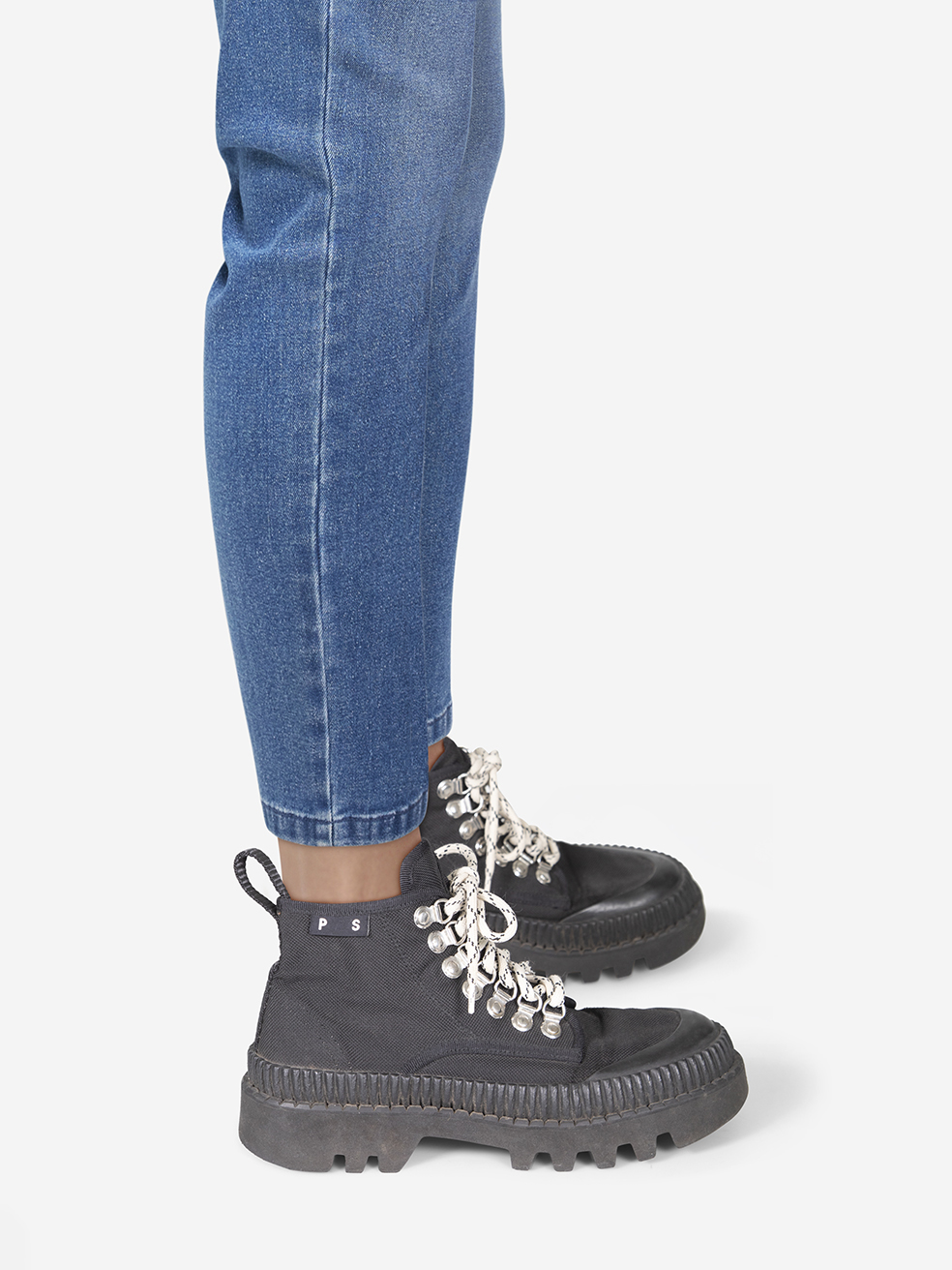 Black High Top Chunky Trainers