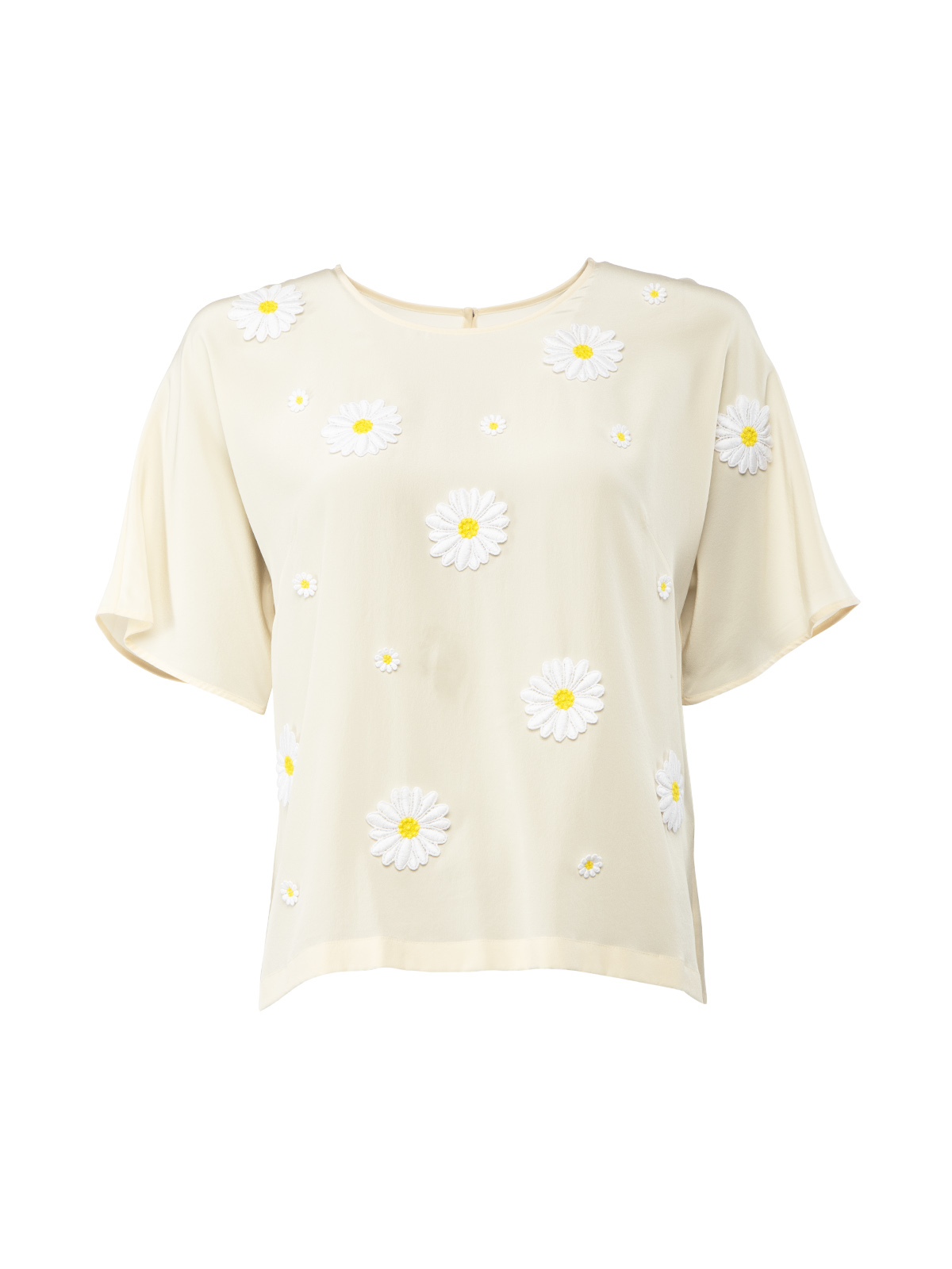 Dolce & Gabbana Cotton Floral Embroidered Shirt