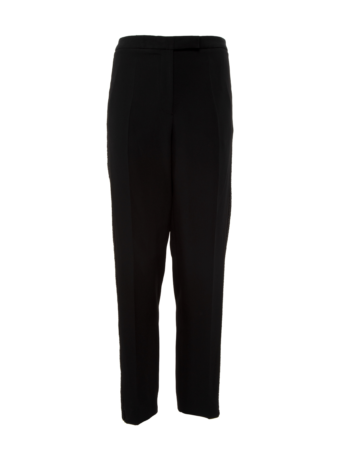 Lace Panelled Formal Trousers