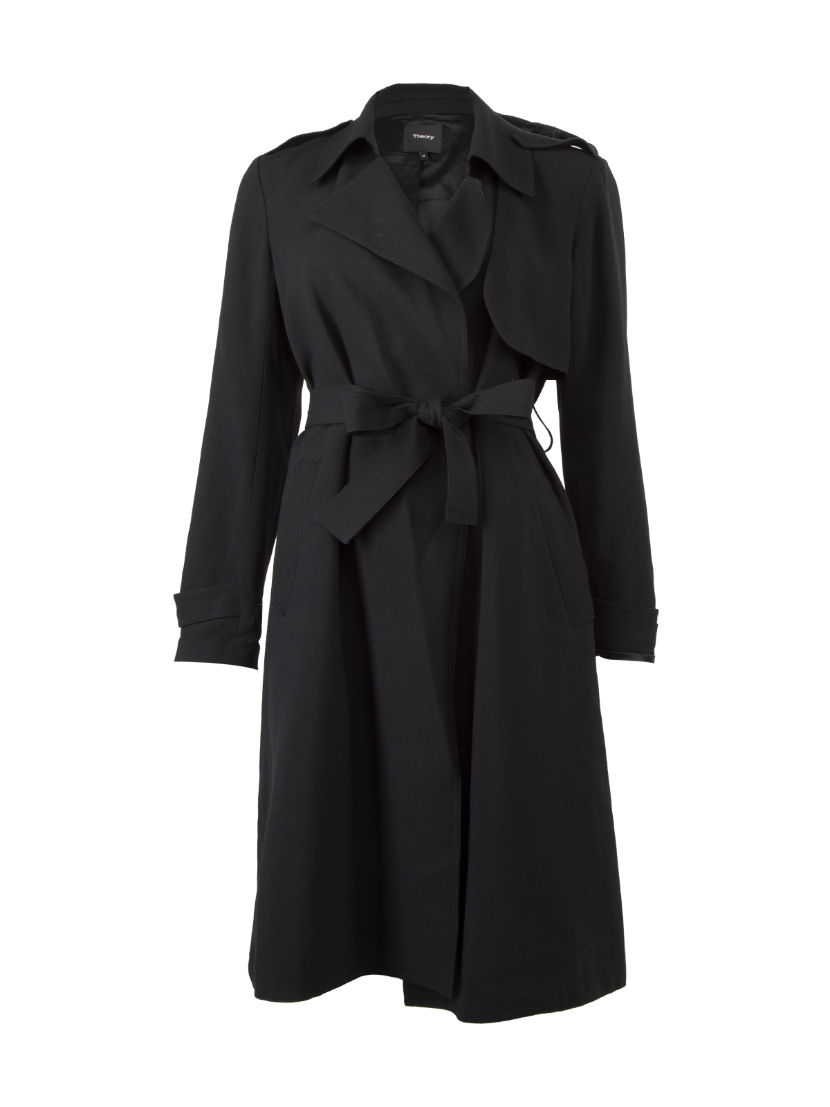 Theory Crepe Trench Coat