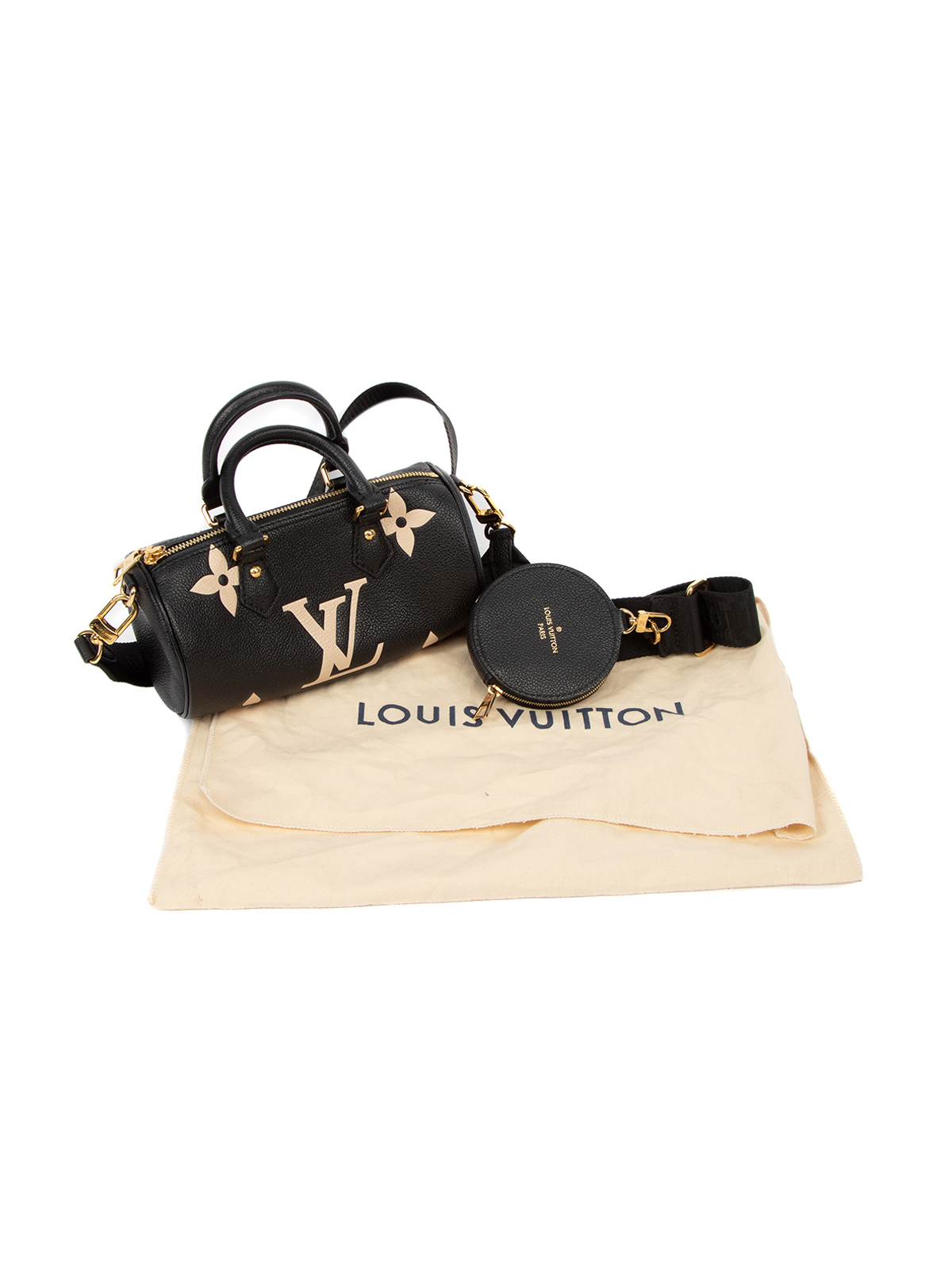 Louis Vuitton BB Papillon Bicolor Monogram Empriente Black/Beige