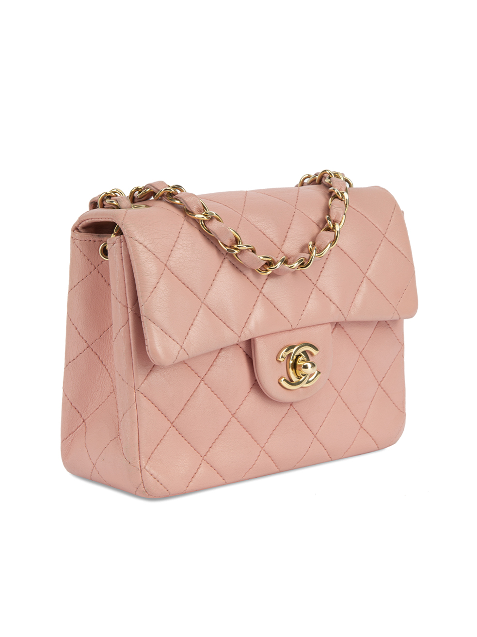 CHANEL 2003-2004 Shoulder Bag Pink Caviar 87826