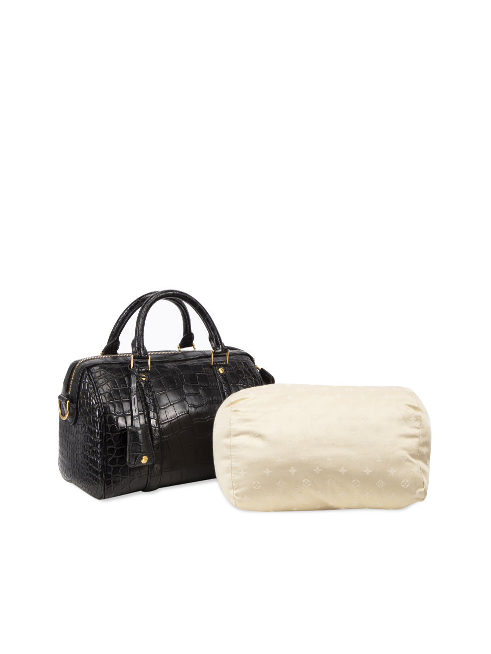 Used Louis Vuitton black leather Priscilla bag for Sale in Loganville