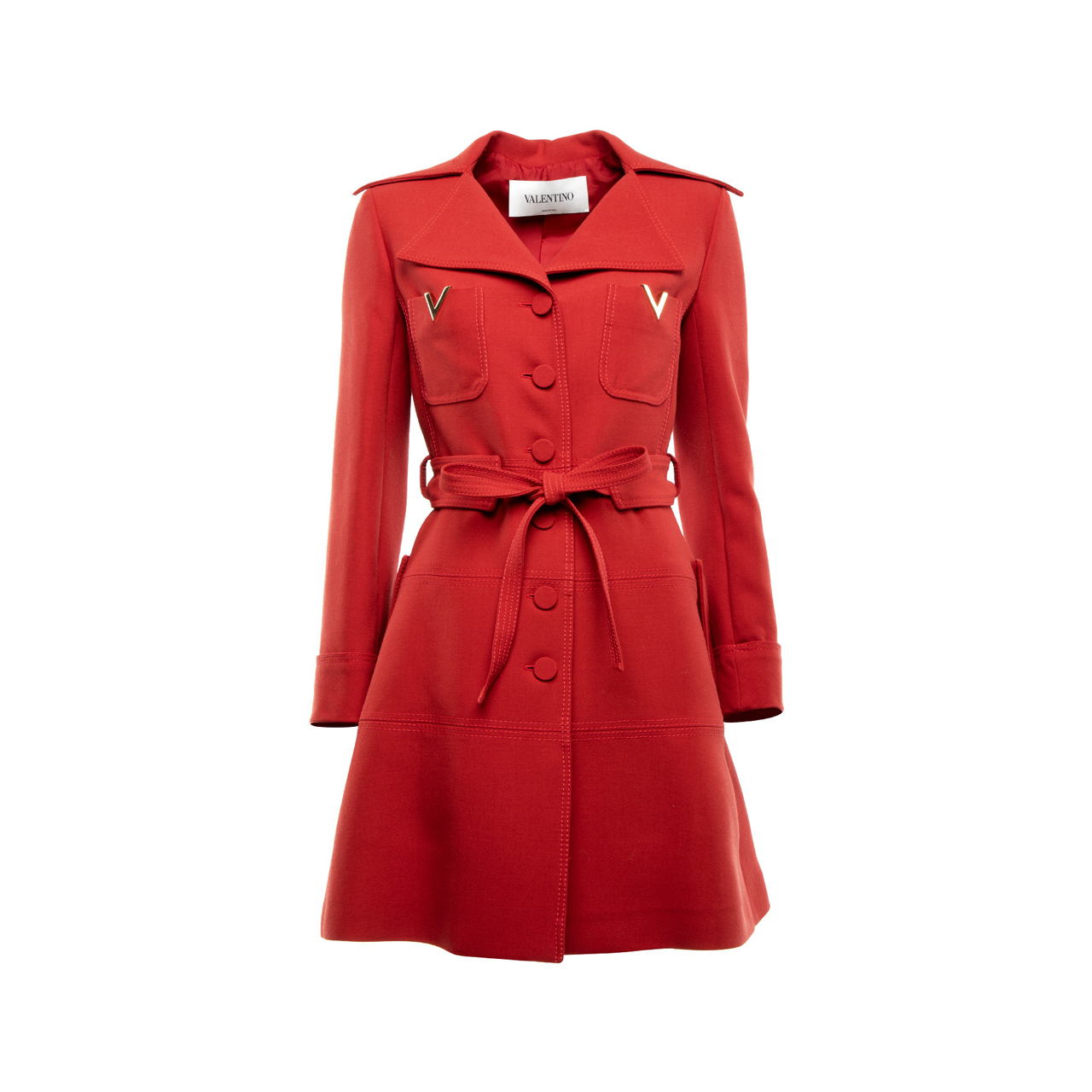 Louis Vuitton Womens Trench Coats, Brown, FR38