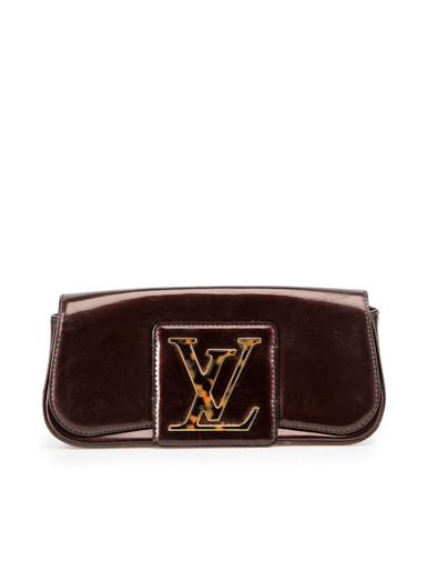 Second Hand Louis Vuitton Rouge Fauviste Vernis Pochette Sobe Clutch Bag