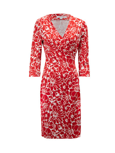 Diane Von Furstenberg - Authenticated Dress - Silk Red Floral for Women, Never Worn