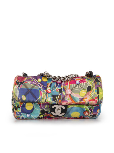 Silk handbag Chanel Multicolour in Silk - 18808426