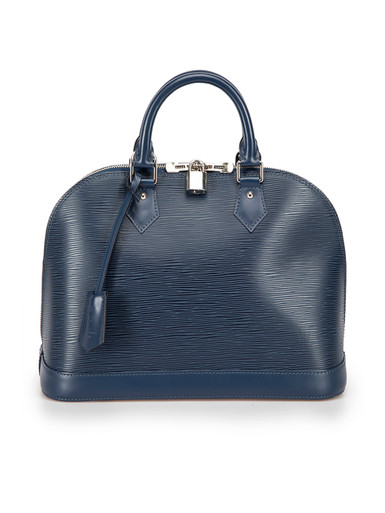 Louis Vuitton - Authenticated Twist Handbag - Leather Blue Plain for Women, Very Good Condition