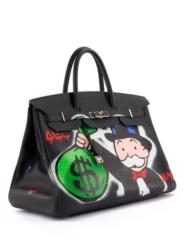 Hermès Alec Monopoly Black Togo Leather Birkin 40