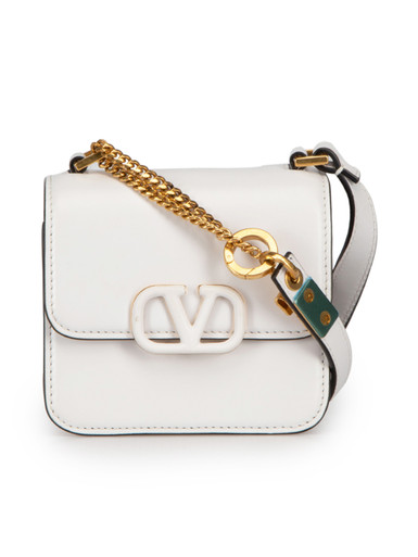 Valentino Jungle Green Leather Micro VSLING Shoulder Bag Valentino