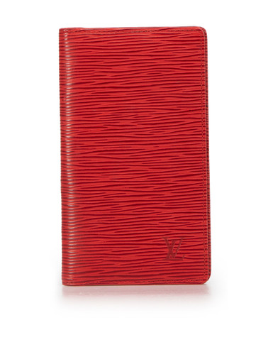 Louis Vuitton - Passport Cover Epi Leather Red