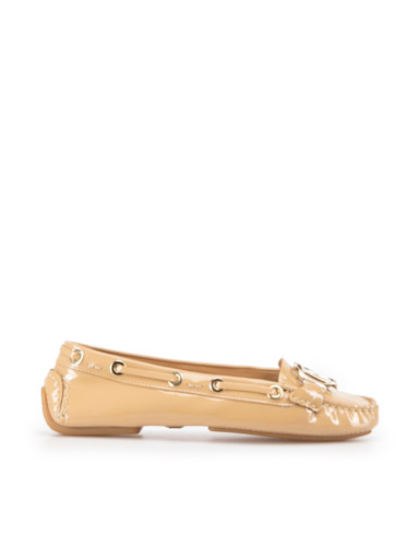 Gloria Flat Loafers - Luxury Beige