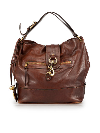 pre-owned Chloe Faye Small Crossbody Bag-Brown