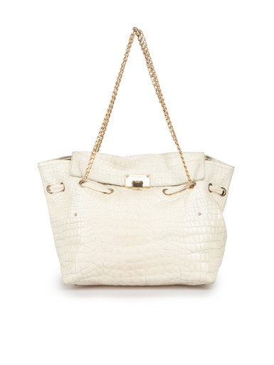 Alaïa Lasercut Leather Tote - Neutrals Totes, Handbags - AL285550