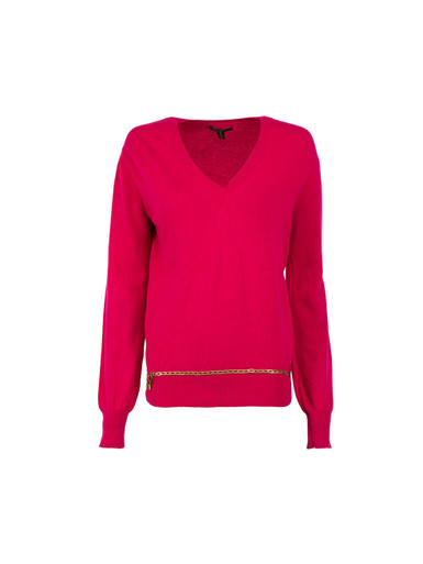 Louis Vuitton - Authenticated Knitwear - Cashmere Red Plain for Women, Good Condition