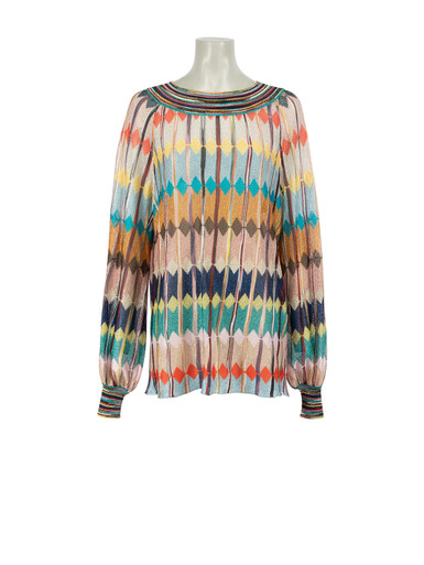 Louis Vuitton - Authenticated Knitwear - Silk Multicolour Plain For Woman, Very Good condition