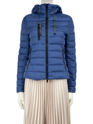 Used Moncler Blue Seoul Longue Saison Down Jacket CSD