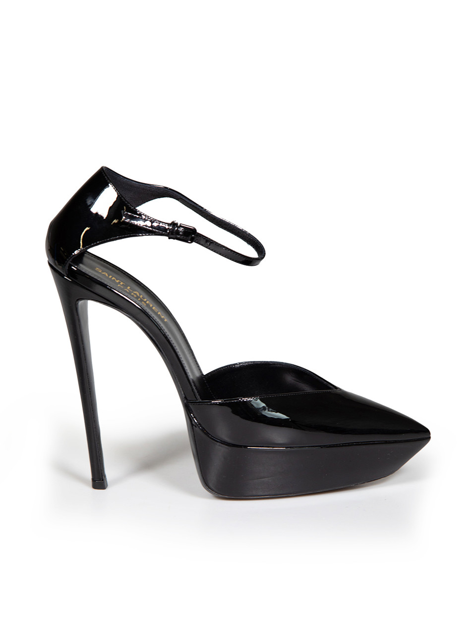 Image of Black Patent Zizi Platform Heels