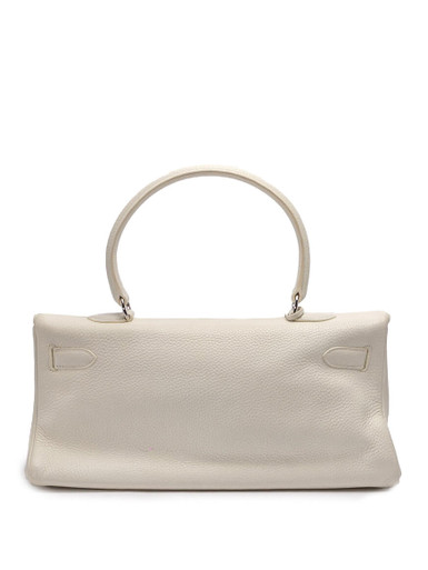 Women Hermès Clemence JPG Shoulder Kelly - White