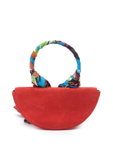 Women Balenciaga Opera Clutch - Red