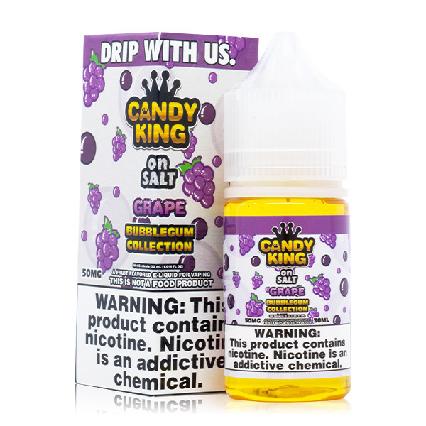 CandyKingBubblegumSaltGrape30mlBox