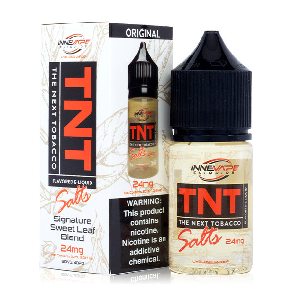 tnt the next tobacco Cured Tobacco Leaf Innevape TNT Salt Series E-Liquid 30mL - Salt Nic