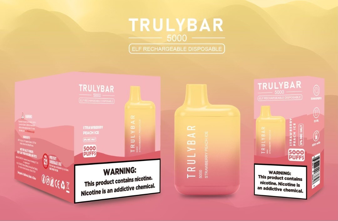 Truly Bar Vape Truly Bar Elf Edition 5000 Puffs Disposable Vape by Elf Bar   VapeDeal.com Truly Bar Elf 5000 Disposable Vape | All Flavors .95
