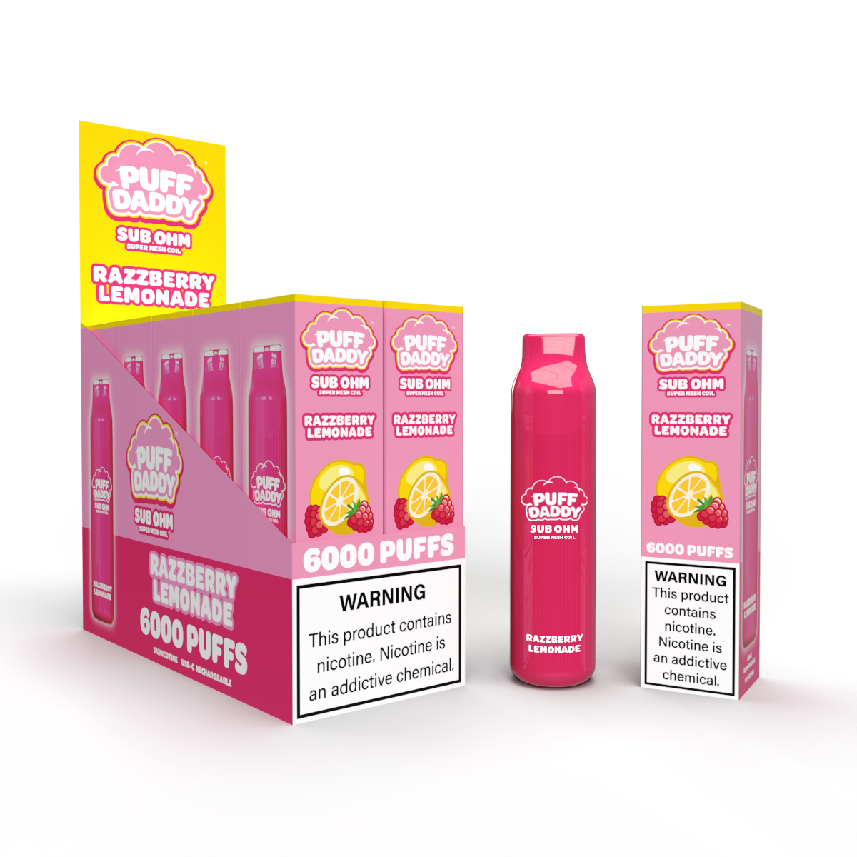Puff Daddy 6000 Puffs Disposable Vape 50mg 14ml 1 Puff Daddy Sub Ohm  Disposable Vape Review – Ejuice Monthly Battery Rechargeable USB-C