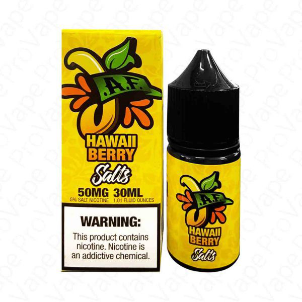 Juicy Af Hawaiian Sunrise Nic Salt E-Liquid By Gold Bar Salts Tobacco Free  Australia