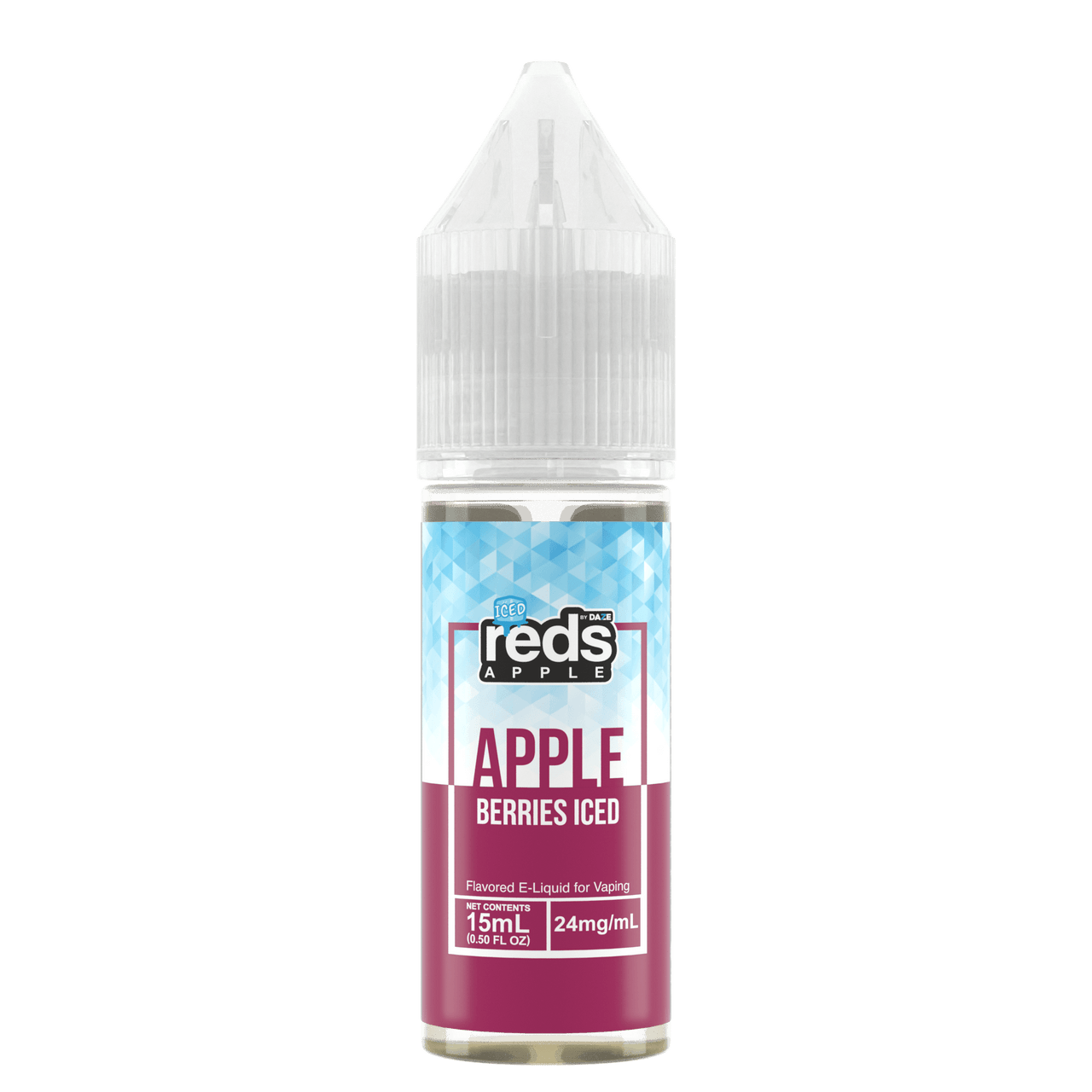 Menthol Berries Iced 7Daze Reds Series E-Juice 15mL - USA Vape Hub Salt Nic