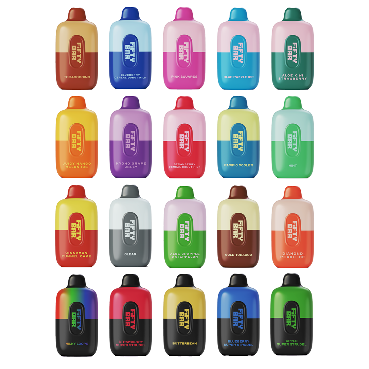 Fifty Bar 6500 Puffs Disposable Vape | Ruby's Smoke & Vape Fifty Bar 6500 Puffs Disposable Vape | Ruby's Smoke & Vape