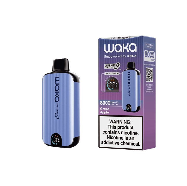 online vape shop VaporX, shopping cart icon vape, buy Waka 50000 online, e-commerce vape store - WAKA SoPro DM8000 8000 Puffs Disposable Vape 50mg 14mL | Vapor Empire