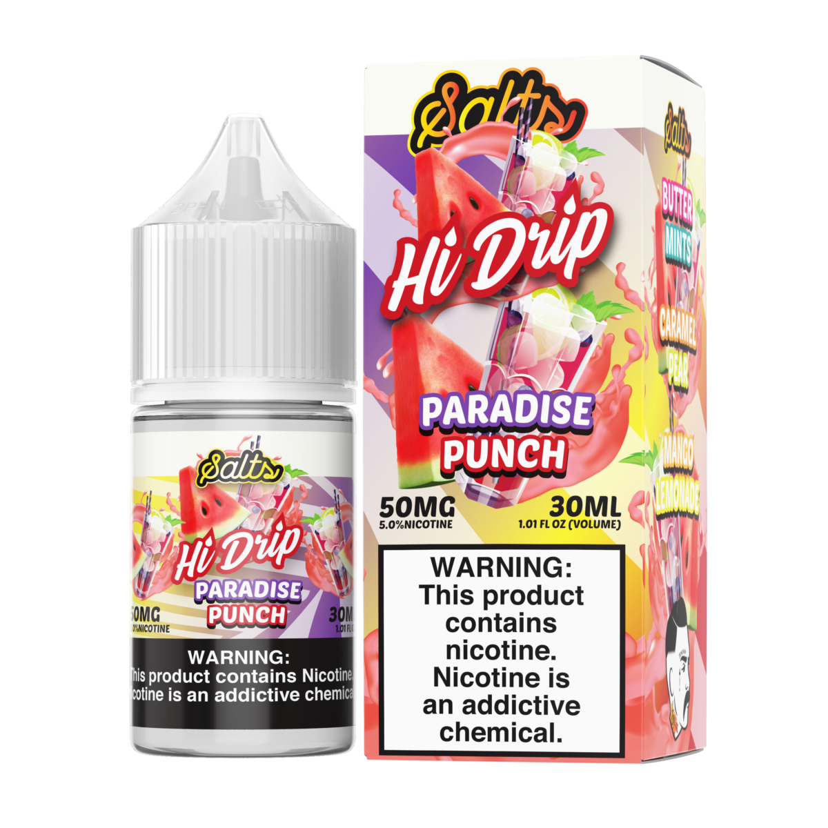 cotton candy juice vape MELON PATCH ICED HI-DRIP E-LIQUIDS 100ML FREE DELIVERY main image 0