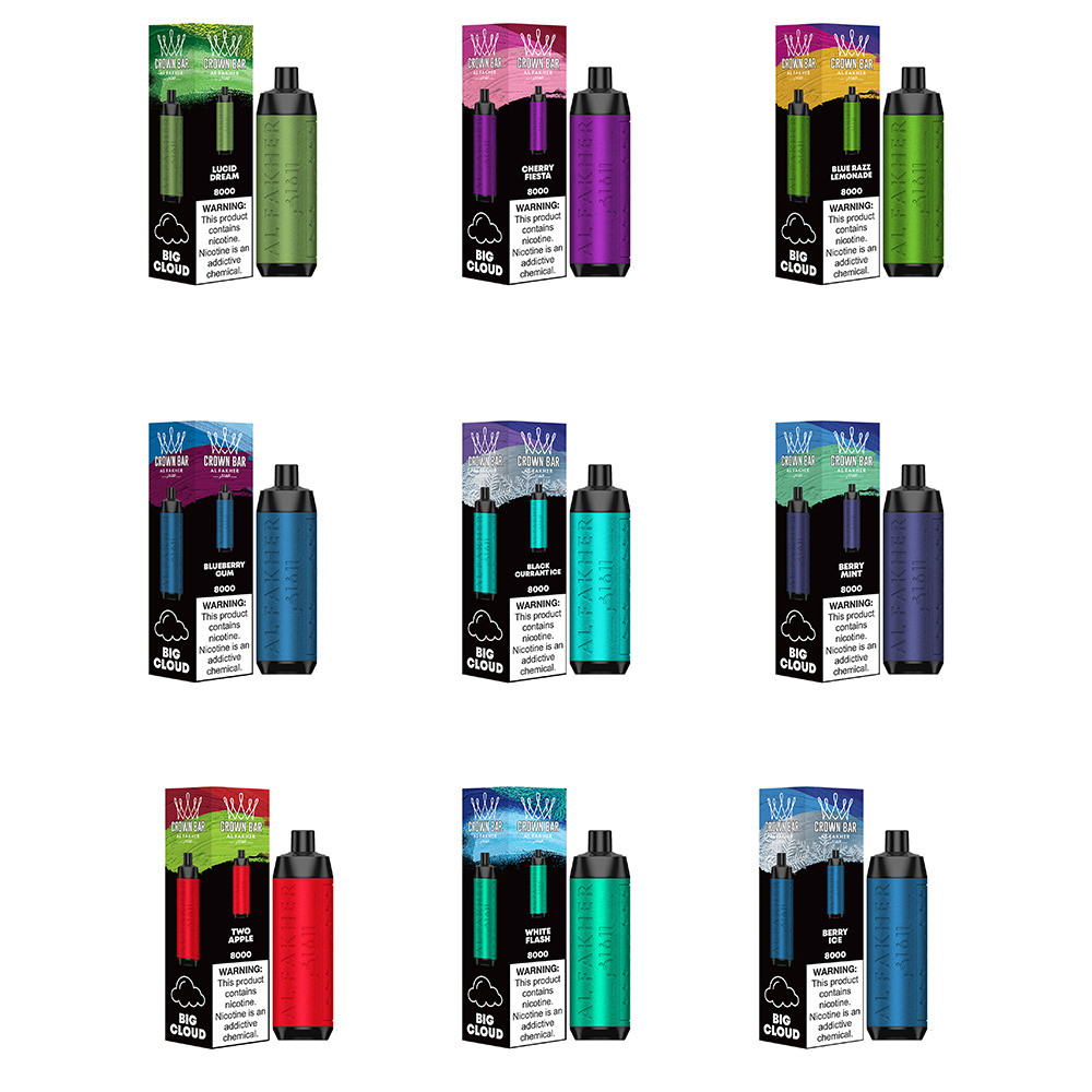 Crown Bar AF8000 8000 Puffs Disposable Vape 50mg 18mL
