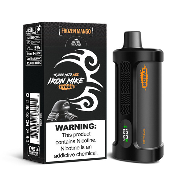 toro rosso vape flavor Toro Rosso Tyson 2.0 Iron Mike 15000 Hits Disposable Vape Disposable Vape  Features Australia